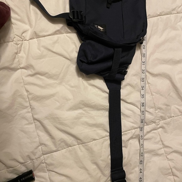 Everest Dual Water Bottle Hiking Fanny Pack Navy Blue - Picture 3 of 9